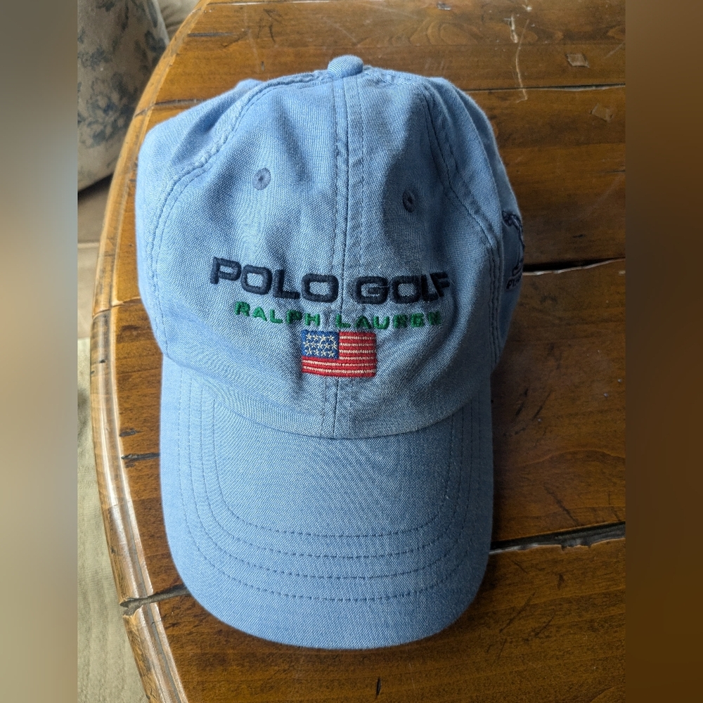 Ralph Lauren Polo Golf Blue Baseball Hat One Size